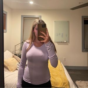 Lululemon long sleeve swiftly tech purple